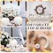 12 Pack 4 Inch Fall Harvest White Artificial Pumpkins - White